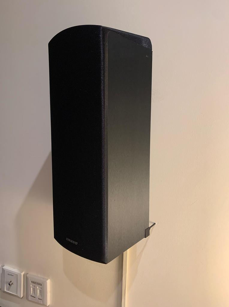 Wall Mounted Speaker Bracket for Home Cinema – 30 Degree Tilt