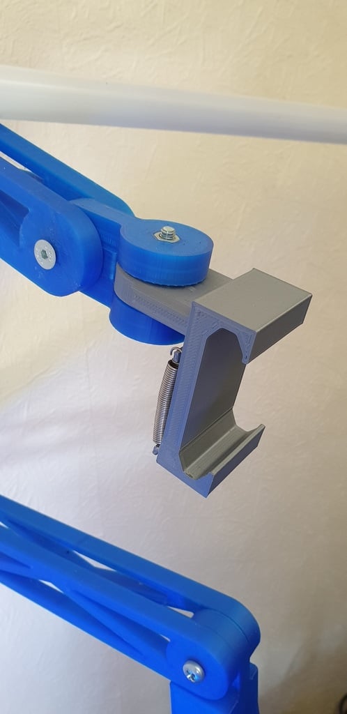 VESA-mounted Phone Holder for PC monitor