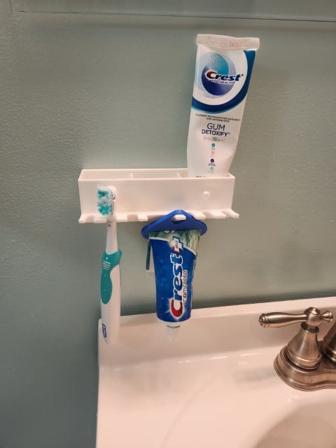 Toothbrush Holder for Wall Mounting - Bathroom Organiser