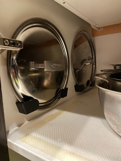 Compact Door Organiser for Pot Lids