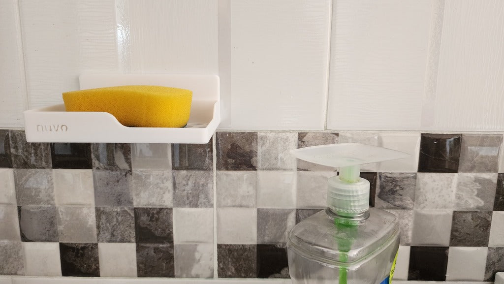 Wall holder for kitchen sponge