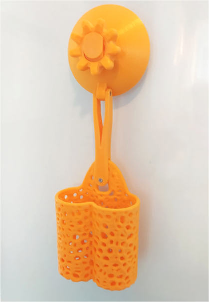 Suction Cup Bath Basket (fully printed)