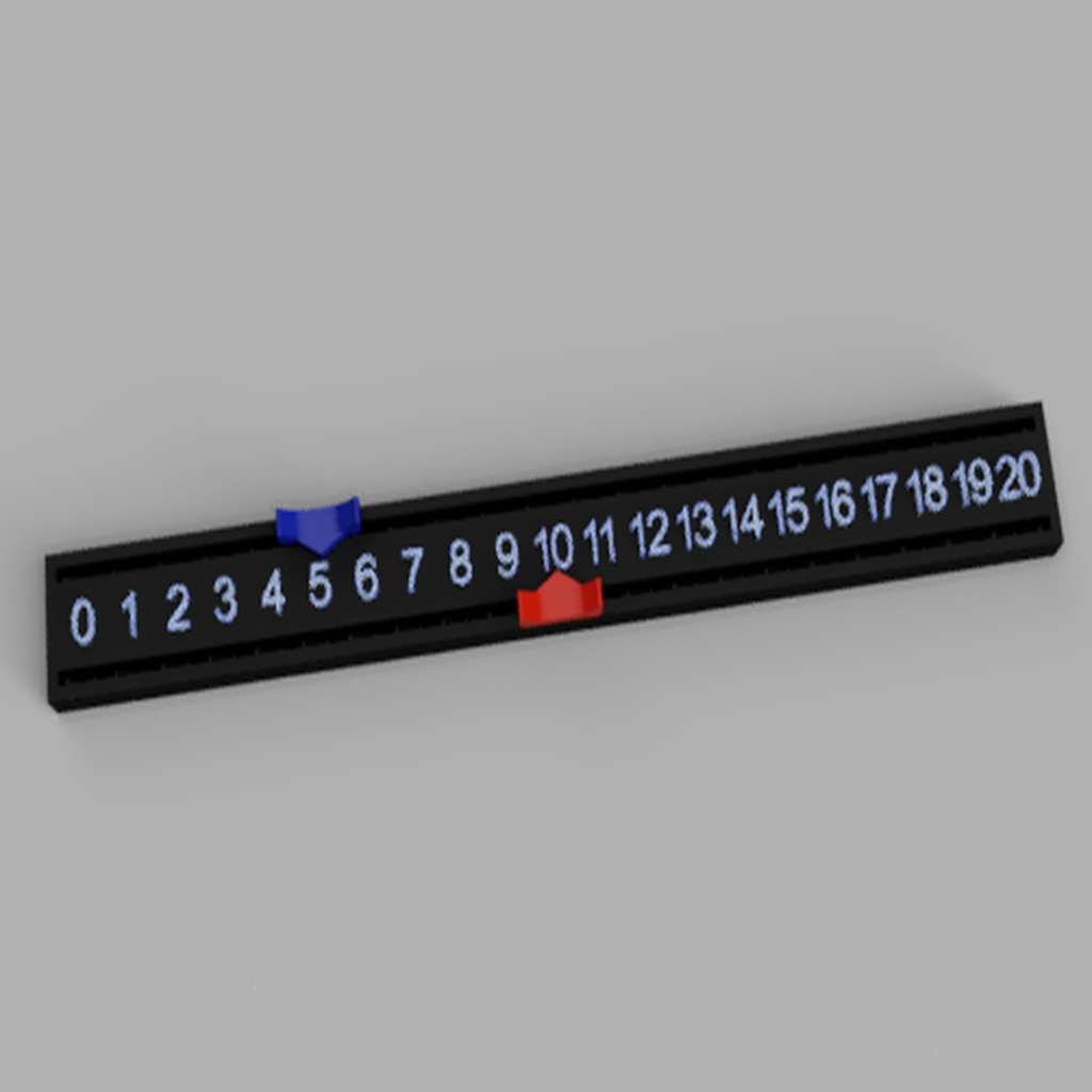 Easy Slide Dual Track Counter - Easy Player Tracker