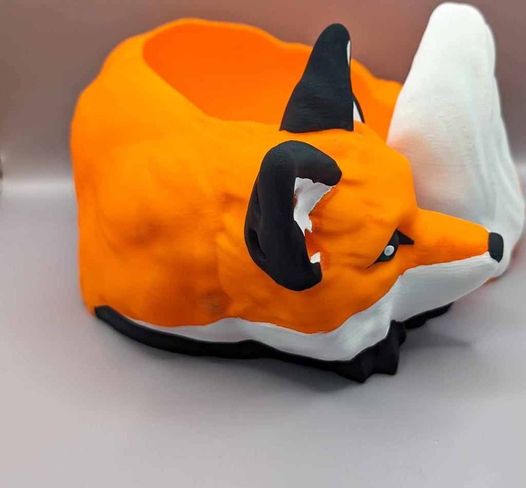 Cute Fox Yarn Bowl