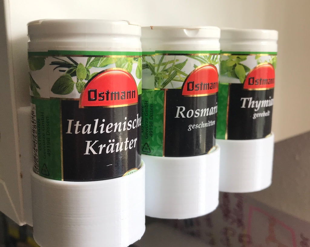 Practical Spice Rack for Wall or Shelf