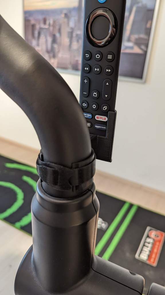 Fire TV Stick Remote Control Holder for Home Trainer with Secure Strap