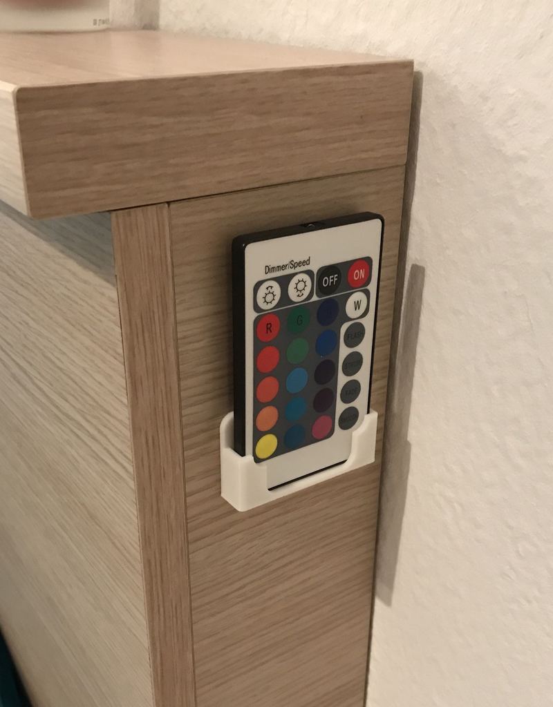 RGB LED remote control holder