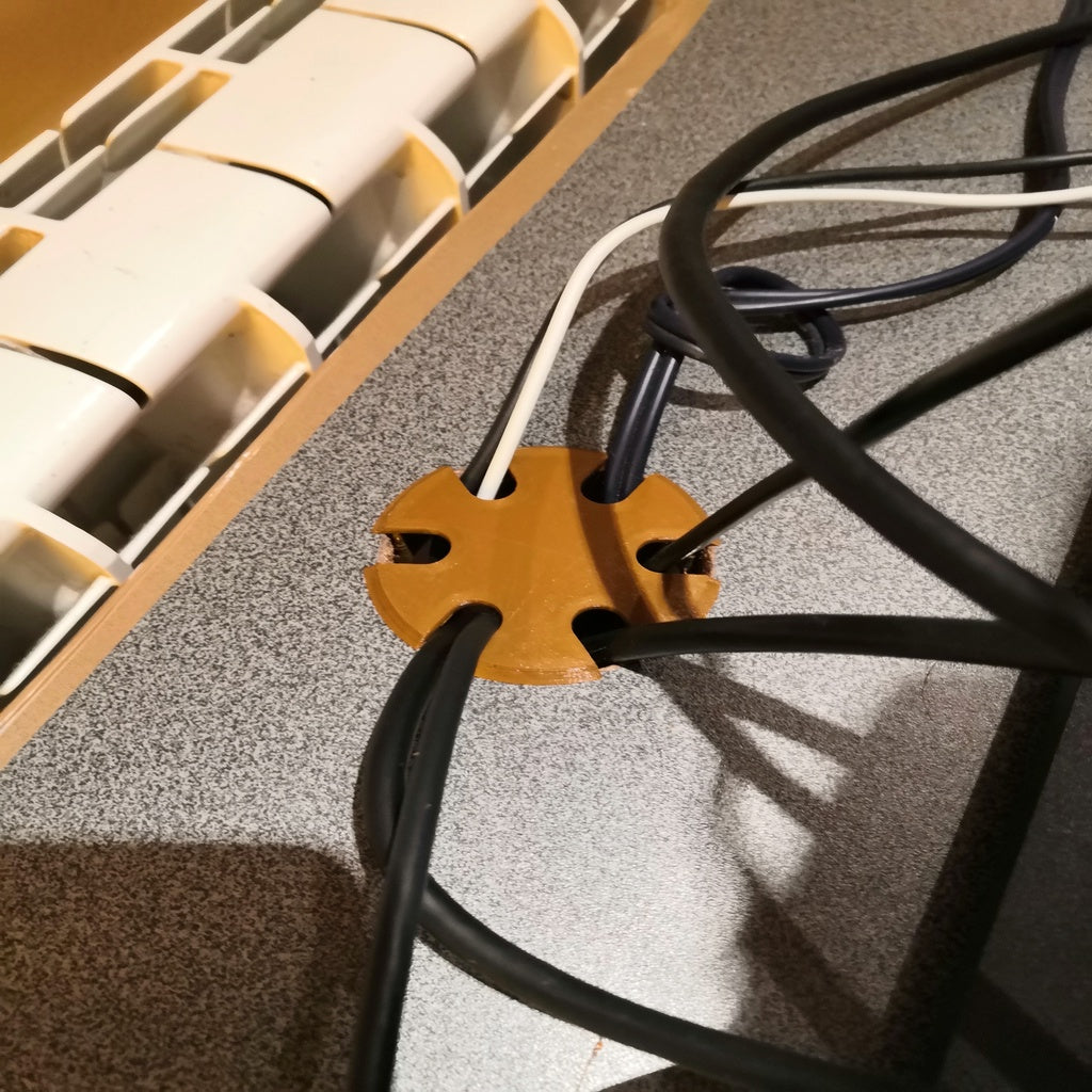Cable organiser for Desk hole