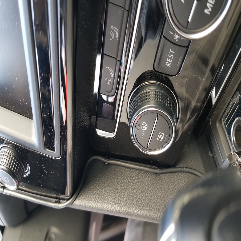 VW Passat B8 Cable Clips for Charging Cables