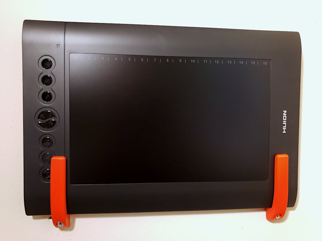 Wall mount for drawing boards and tablet computers