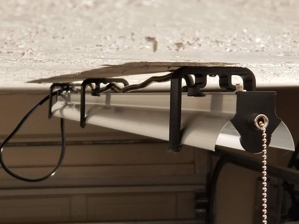 Harbor Freight LED Work Light Mounting Bracket