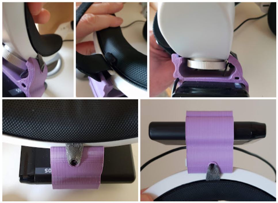 Battery holder for Oculus Quest 2 – Improved Comfort and Playtime