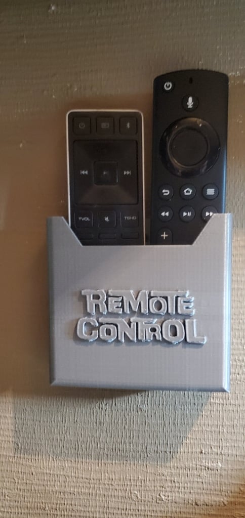 Simple Wall Mount Remote Control Holder