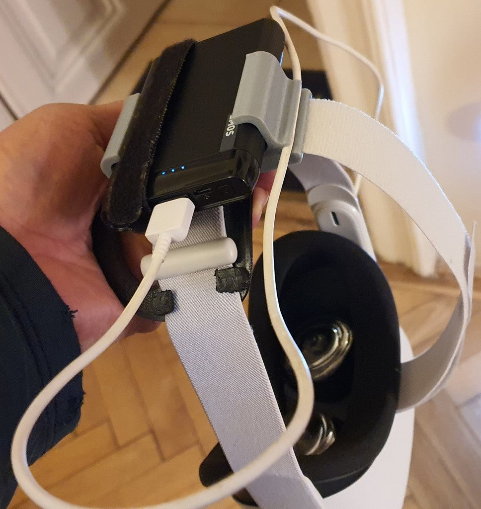 Battery holder for Oculus Quest 2 – Improved Comfort and Playtime