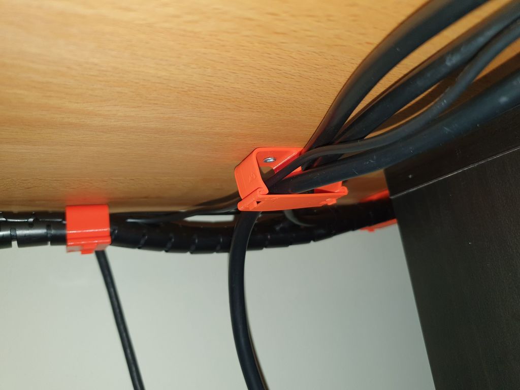 Cable Management Clip for Desk