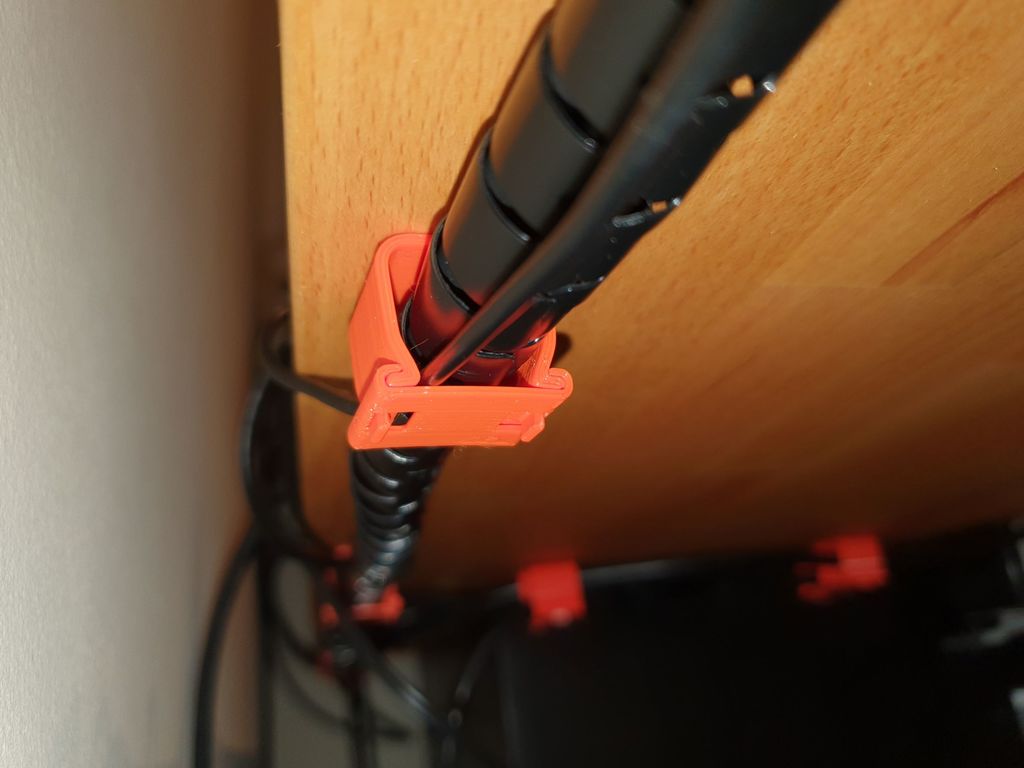 Cable Management Clip for Desk