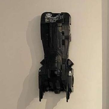 Lego Batmobile Vertical Wall Mount