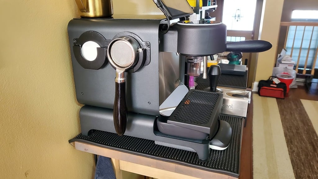 Portafilter and Puck Paper Holder for Decent Espresso DE1