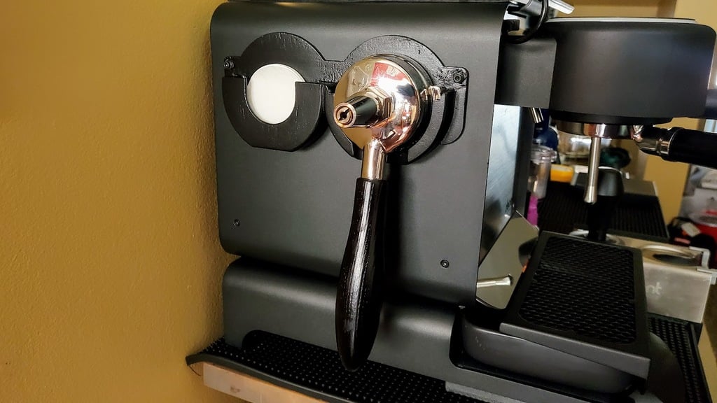 Portafilter and Puck Paper Holder for Decent Espresso DE1
