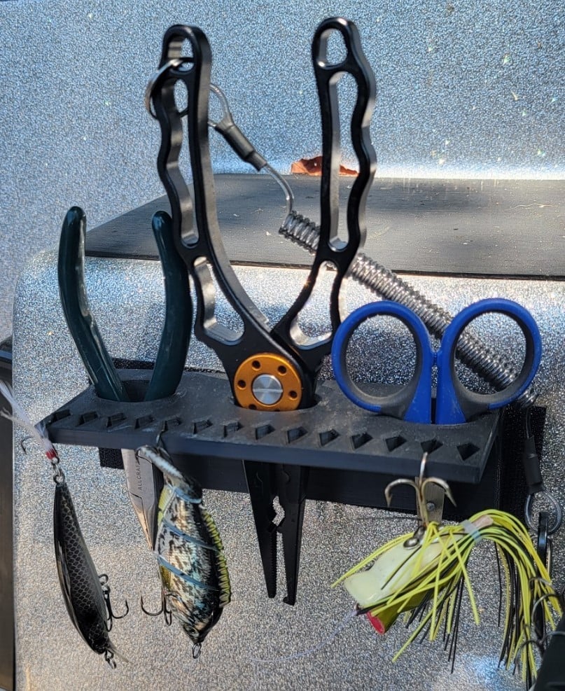 Fishing Boat Organiser for Hooks and Pliers