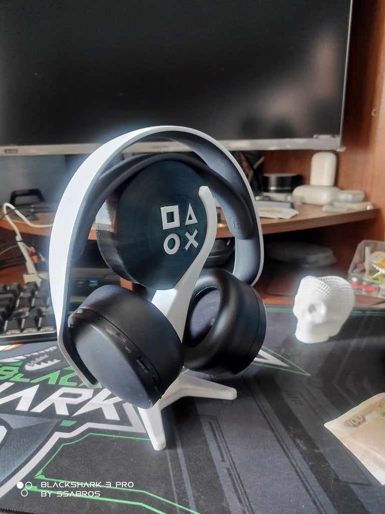 Stand for Sony PlayStation Pulse 3D Headphones with PlayStation Symbols