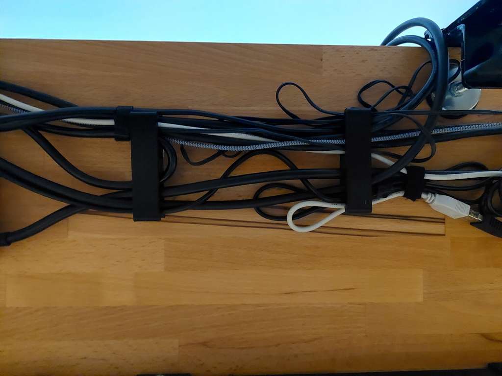 Desk Cable Hook/Mount for Cable Management