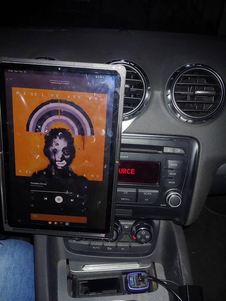 Tablet holder for Audi TT Mk2 (8J) - Compatible with Samsung Galaxy S6