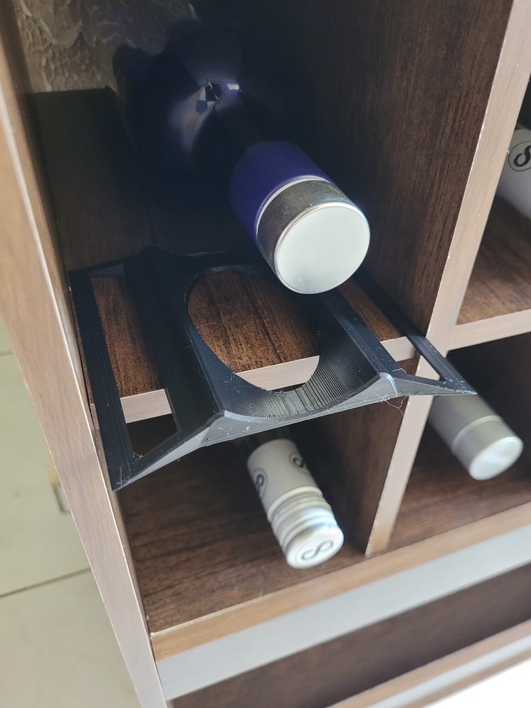 Wine rack for optimal bottle storage