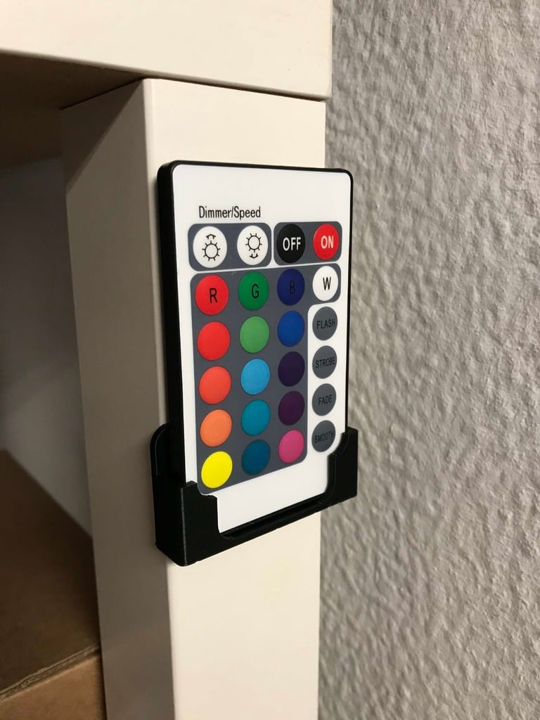 RGB LED remote control holder