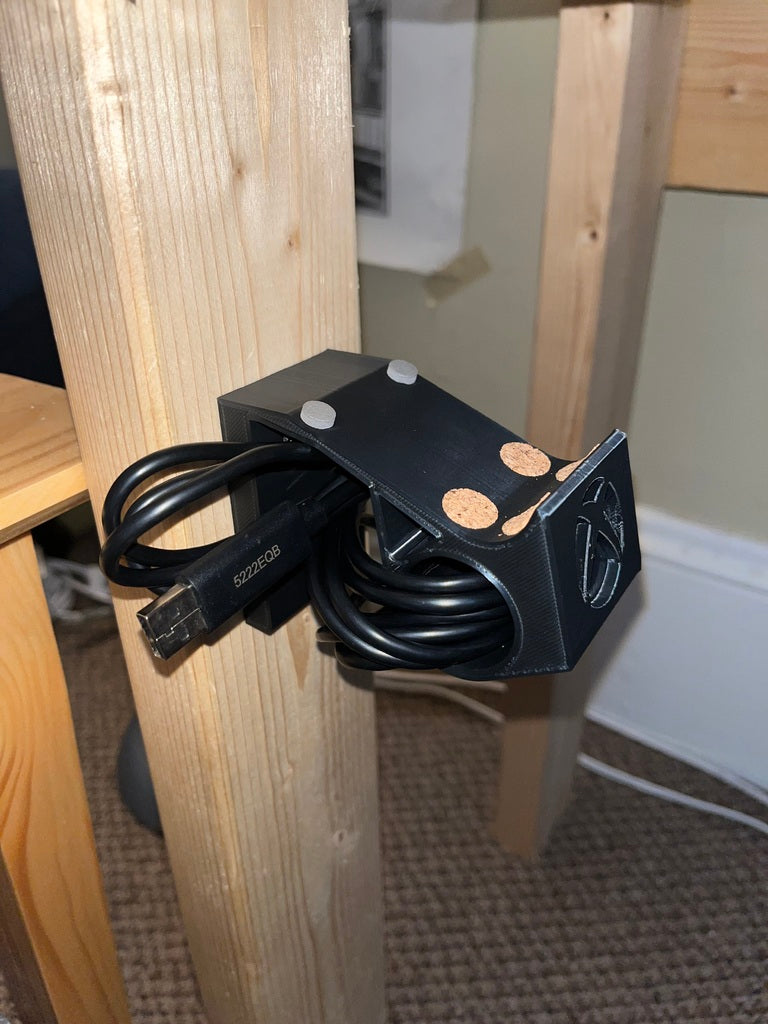 Xbox Controller Wall Mount + Cable Holder