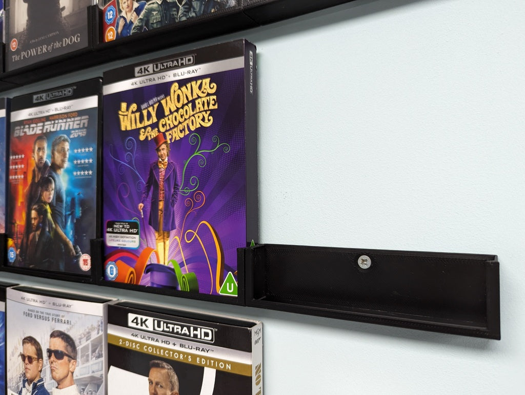 Wall mount for Blu-ray, DVD, PlayStation and Xbox Cases