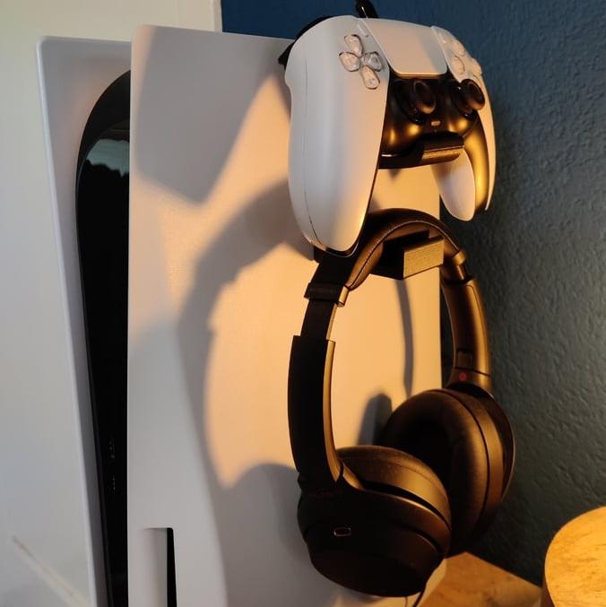 PS5 Controller and Headset Holder - Clip on