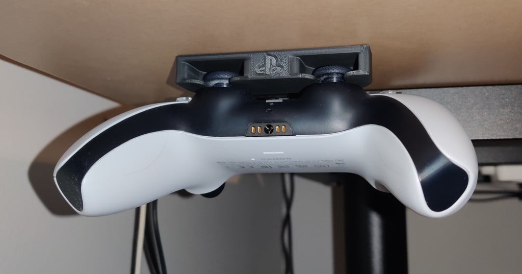 PS5 / PS4 Controller Holder - Under Table Mount