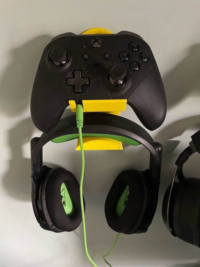 Xbox Controller and Headset Holder for Wired Headsets