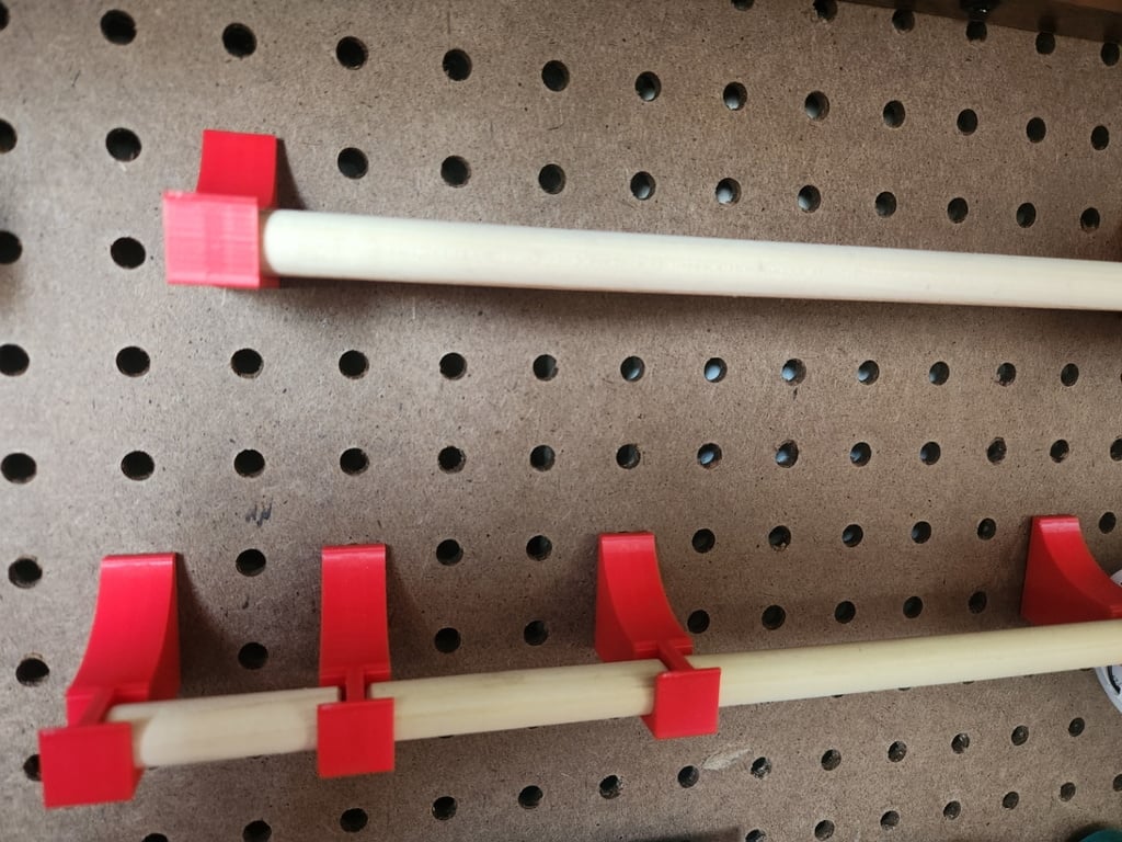 Modular Wire Spool Holders for Pegboard