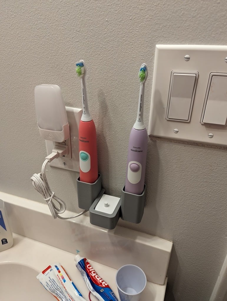 Philips Sonicare Holder for Two Toothbrushes and Charger