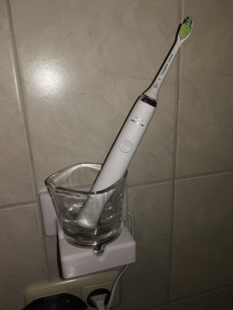 Charging glass holder for Philips Sonicare DiamondClean