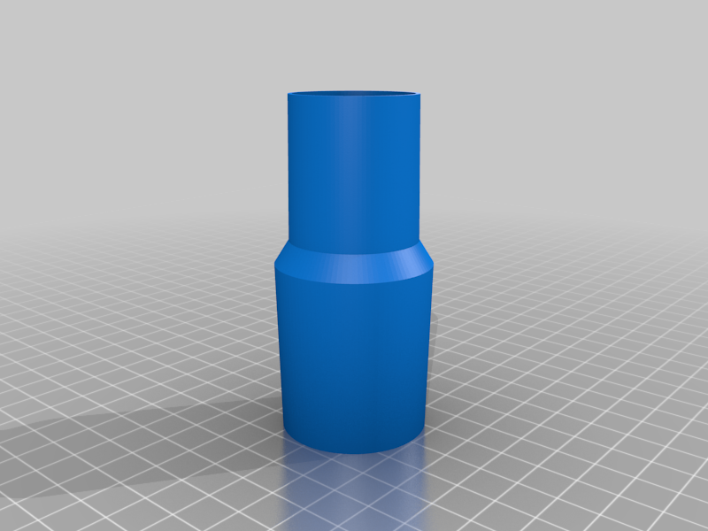 Vacuum hose adapter: Connection from 30 mm (ID) to 32/38-40 mm (OD)