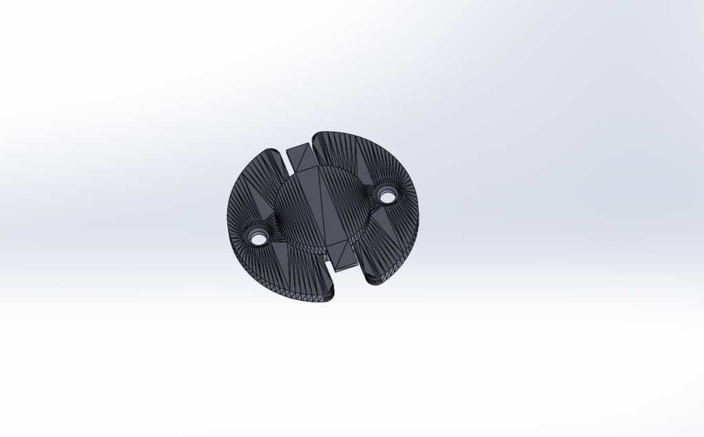 Tapo C200 mounting plate with 4mm flathead screw