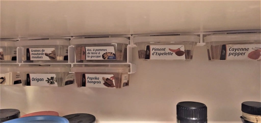 Dion under shelf spice organiser