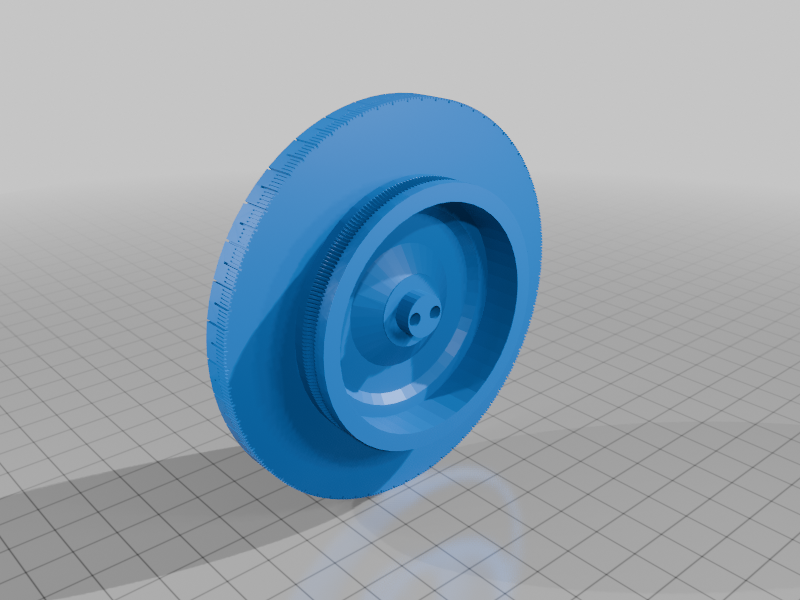 Printed rotating platform with high precision