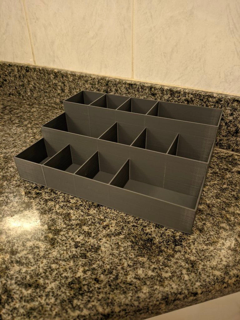 Bathroom Organiser with Symmetrical and Asymmetrical Design Options