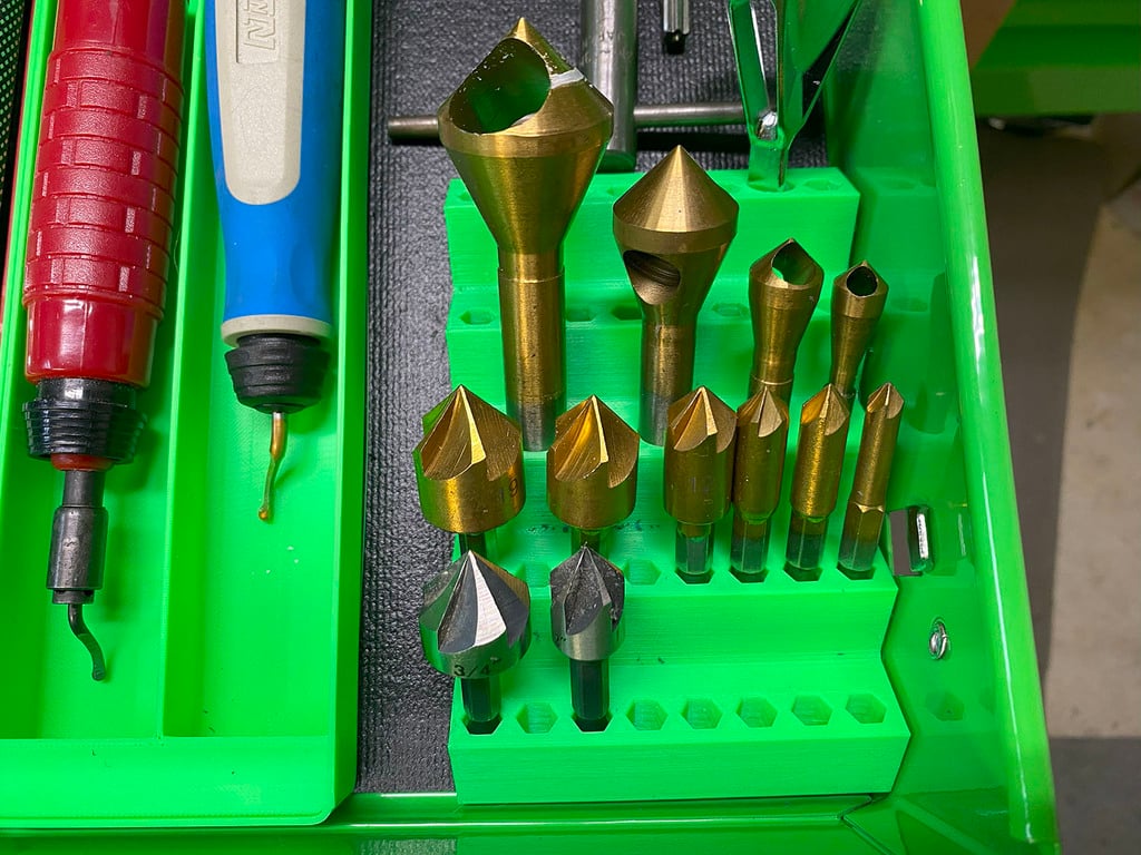 Tool organiser for Countersink and Step drills