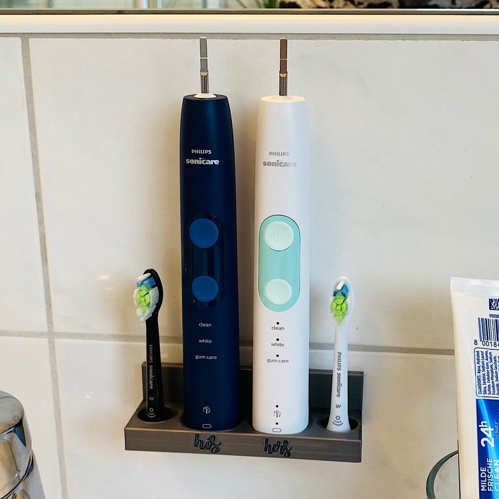 Practical Philips Sonicare Toothbrush Holder for Two
