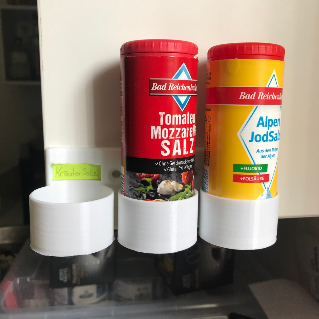 Practical Spice Rack for Wall or Shelf