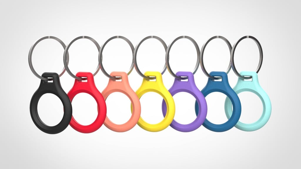 AirTag Secure Holder Compatible with Keychain
