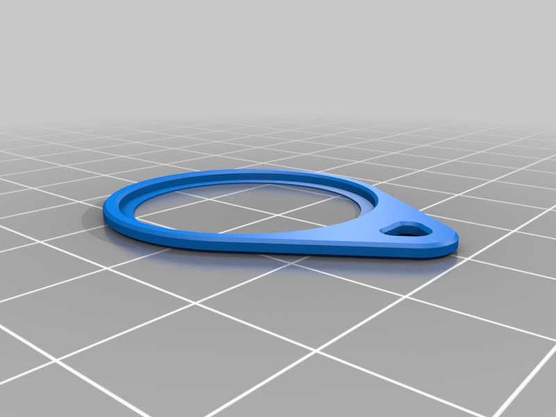 Smallest AirTag keychain holder