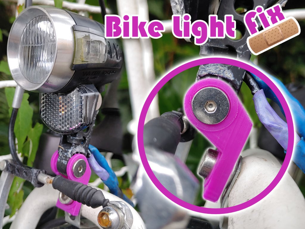 AXA Bike Light Holder - Safe and strong bike light holder for LED