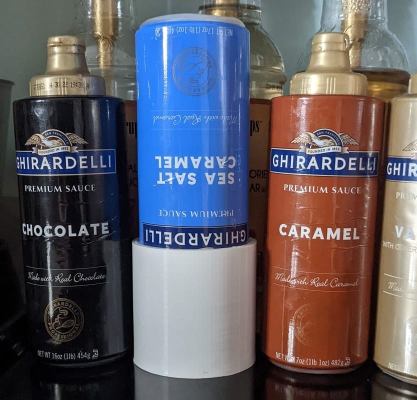 Coffee Syrup Holder for Ghirardelli (1 bottle)