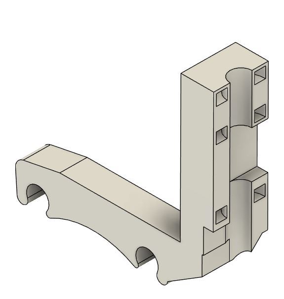 Micro Swiss Direct Drive Cable Support Bracket